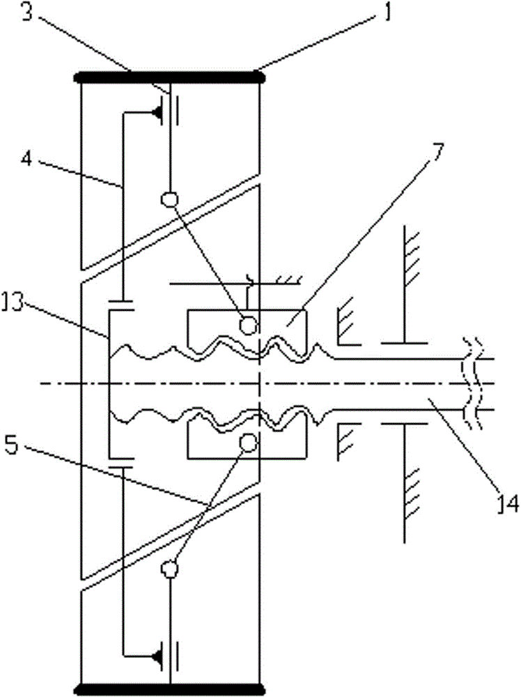 Ball spacing type repeated folding-unfolding wheel locking and unlocking mechanism