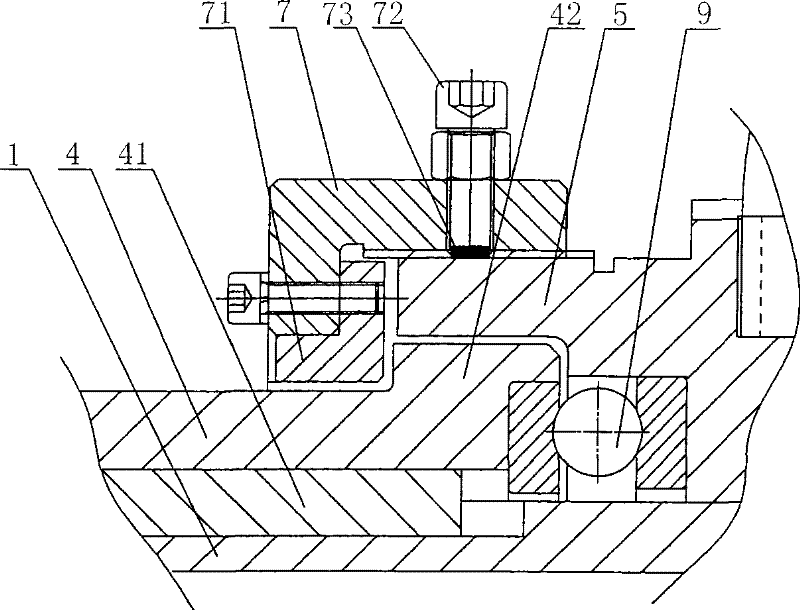 Spherical surface hole boring and milling mechanism