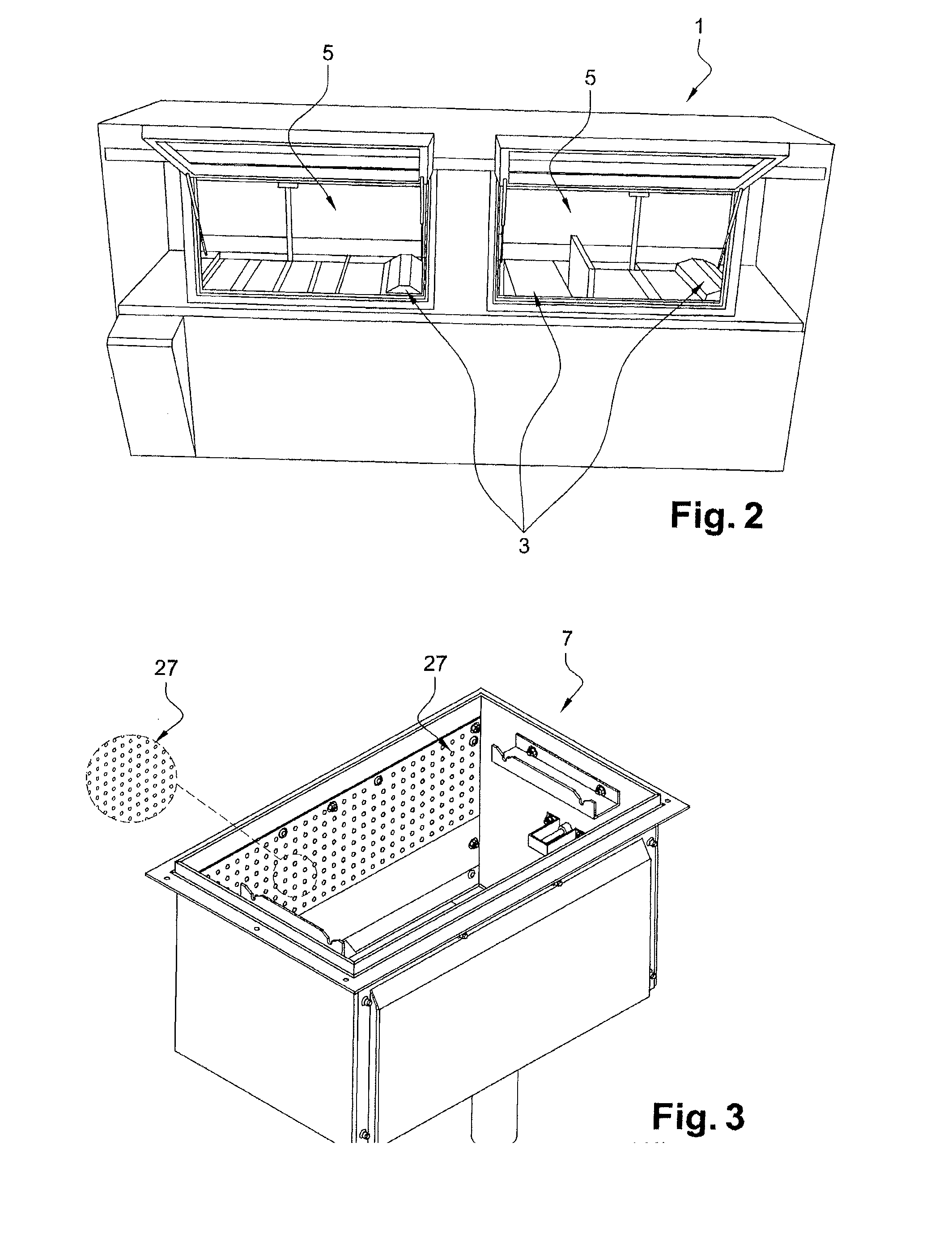 Device for drying at least one optical glass