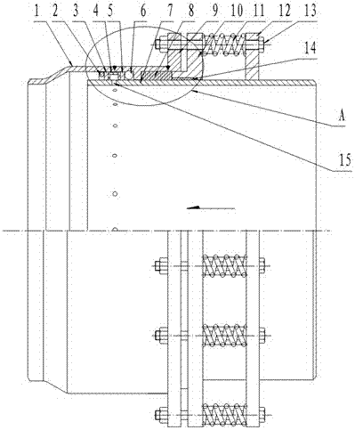 A Reliably Sealed Self-Closing Sealed Rotary Compensator