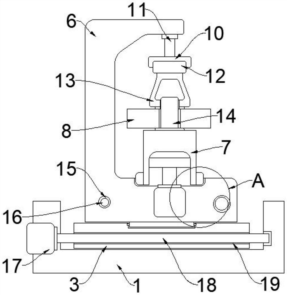 Numerical control gear hobbing machine clamping device and using method thereof