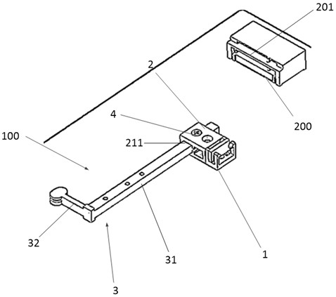 Hard disk fixing device and server
