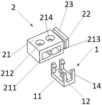 Hard disk fixing device and server
