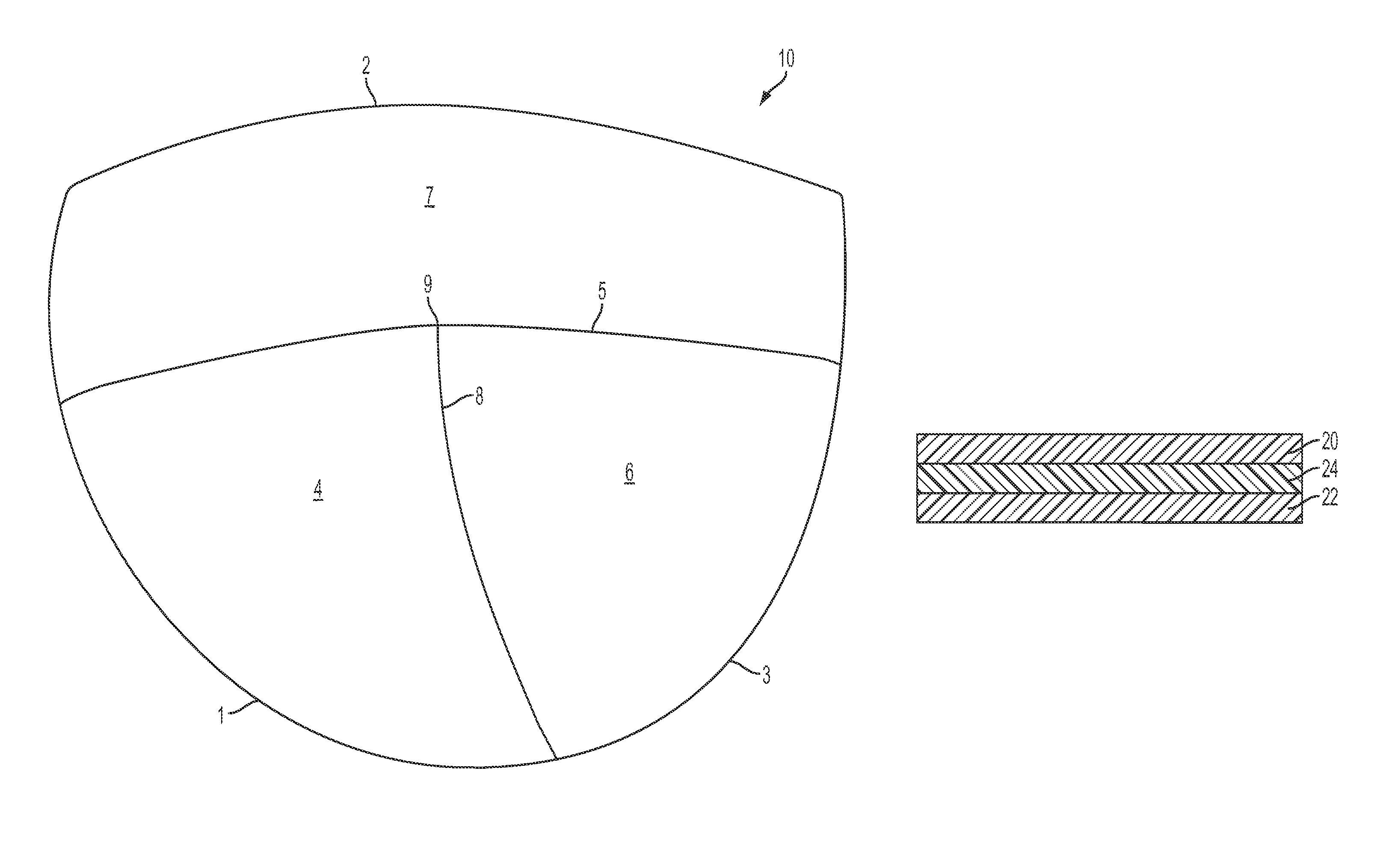 Pad for a brassiere cup