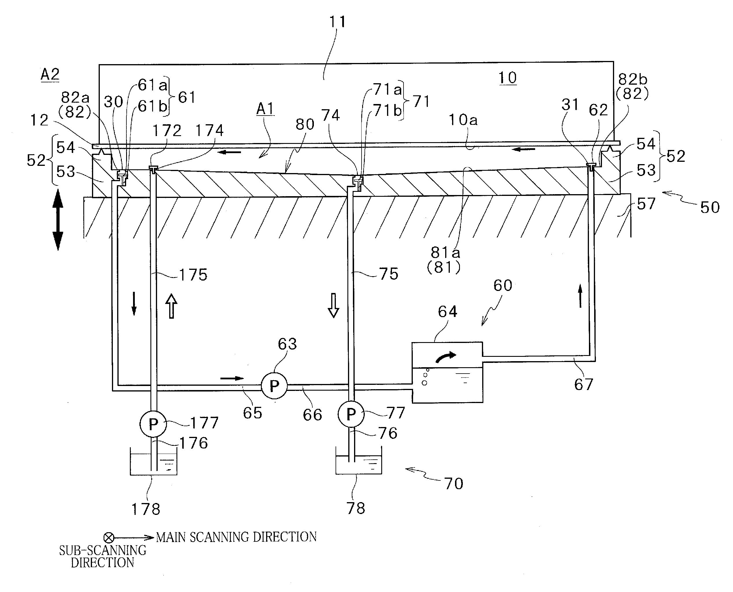 Liquid ejection apparatus and humid-air supply method
