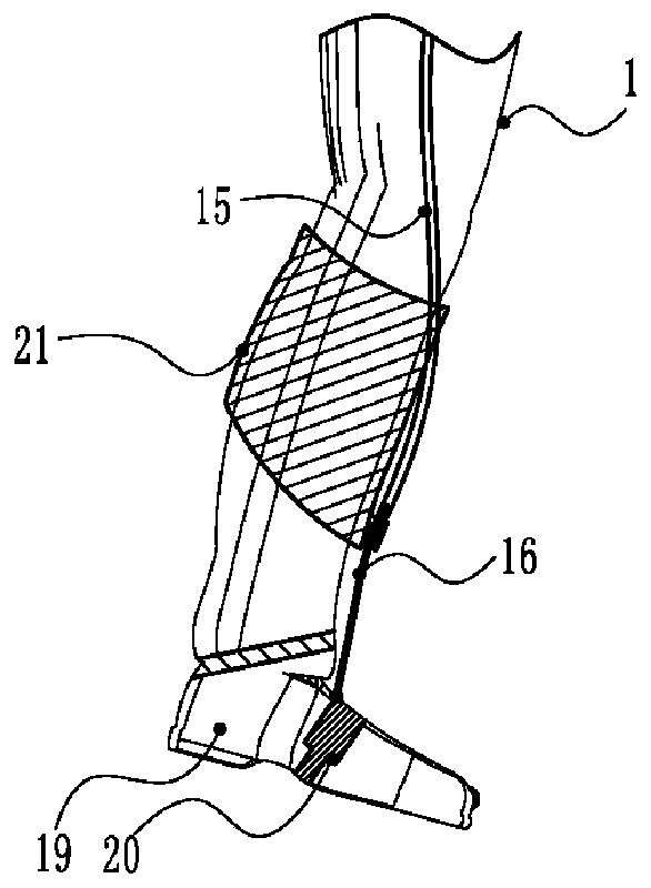 Flexible functional outwear body for assisting lower limbs