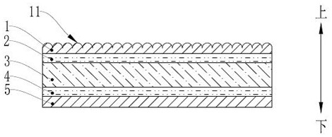 Antiskid space cloth and preparation process thereof