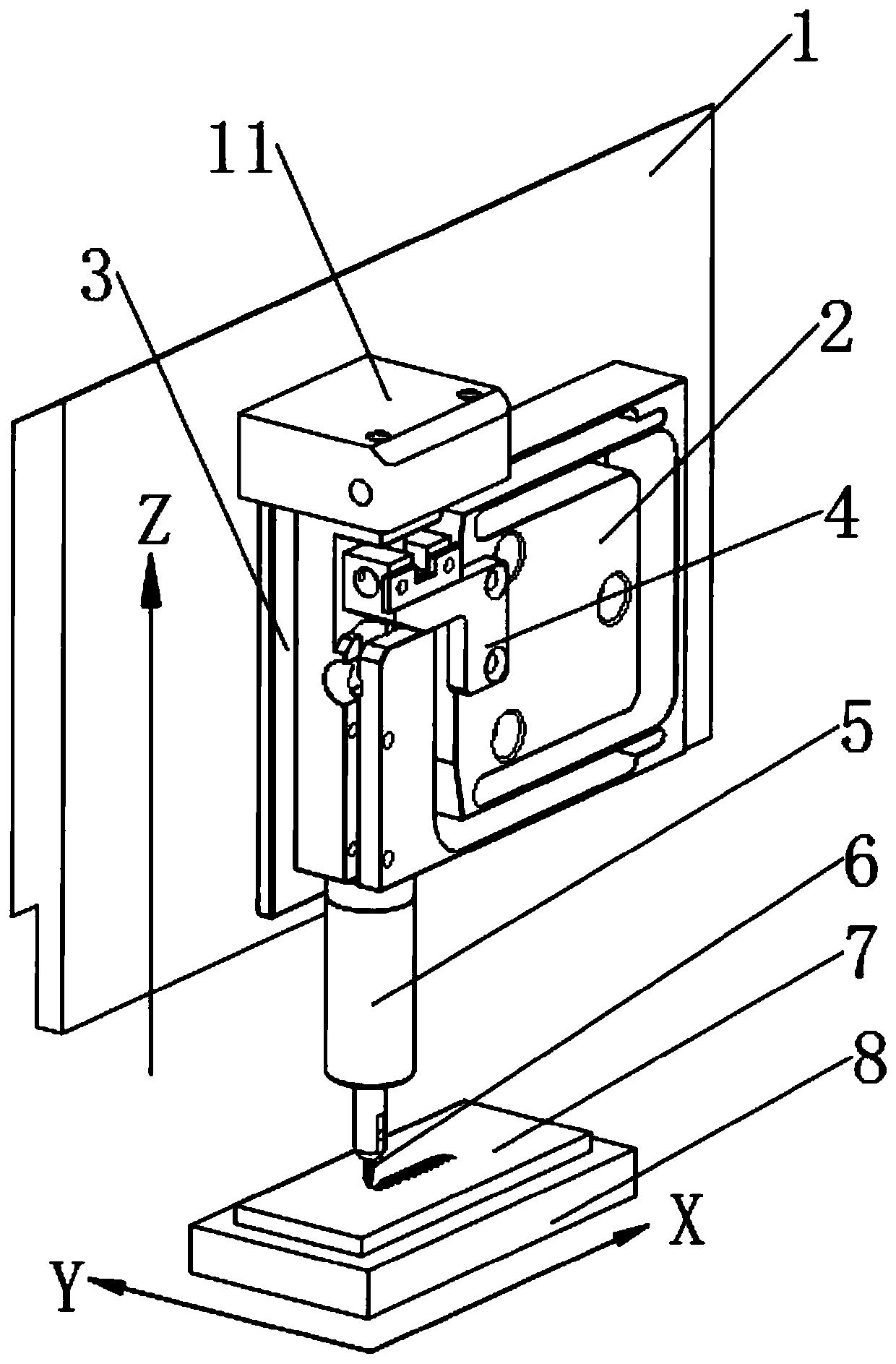 Test device and method for detecting bonding strength of semiconductor device