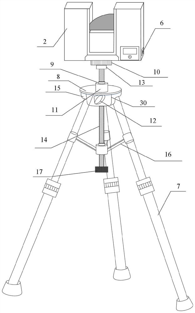 Equivalent target plate deformation testing device and method based on laser scanning