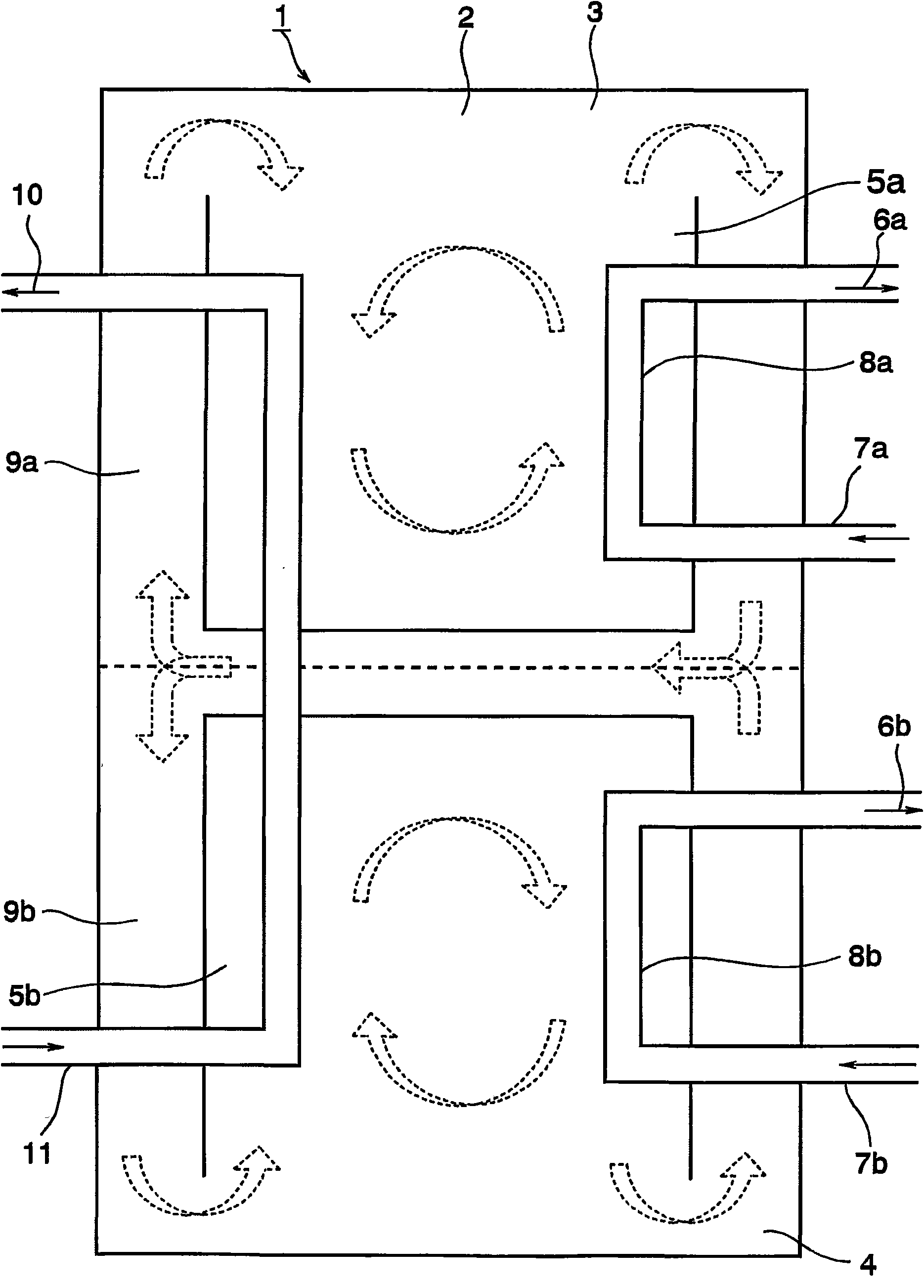 Heat accumulating device