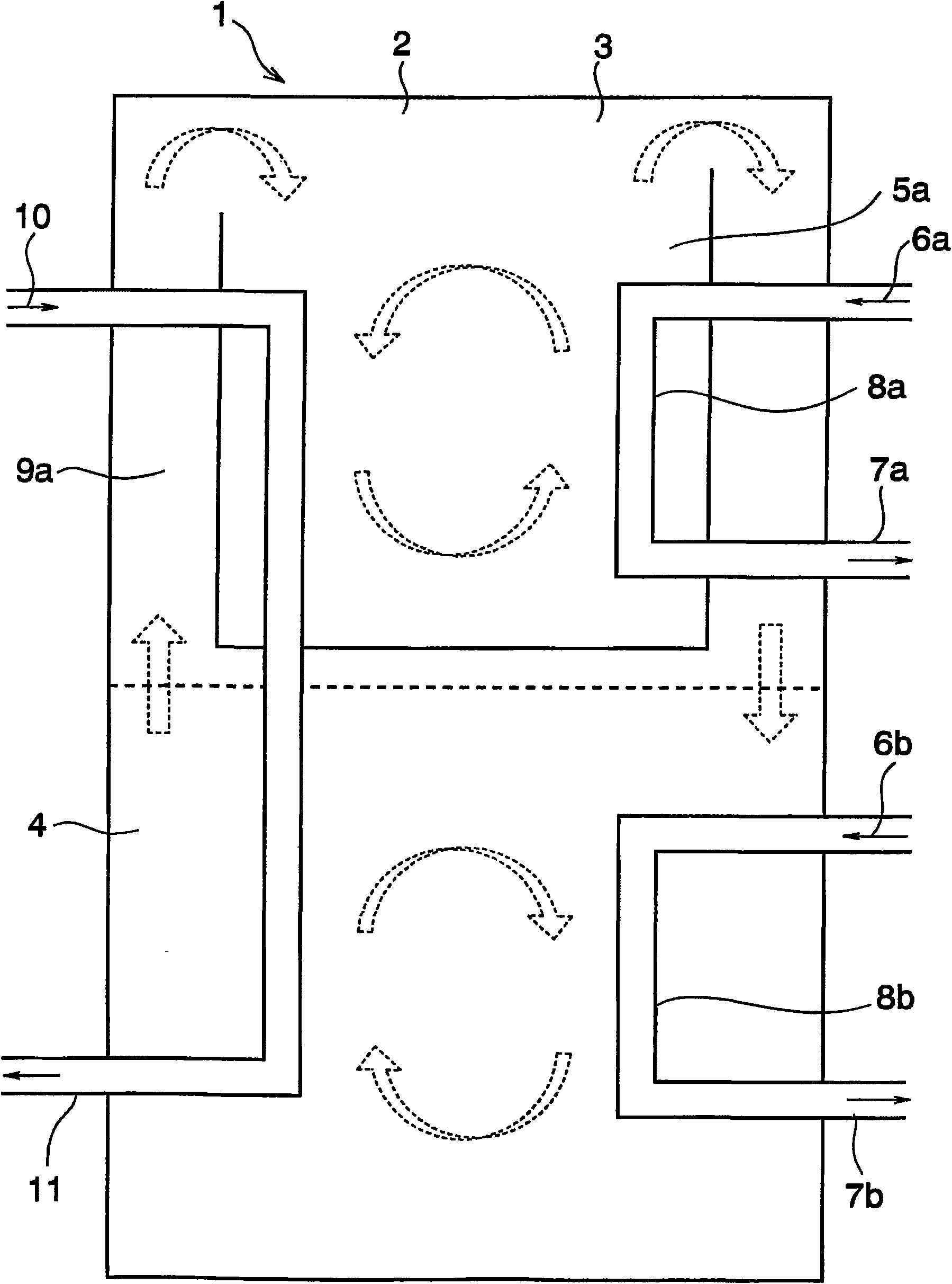 Heat accumulating device