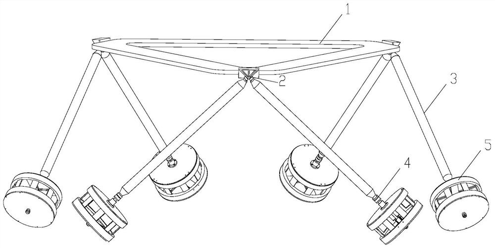 A cantilever beam-type active-passive integrated orthogonal six-degree-of-freedom vibration isolation device