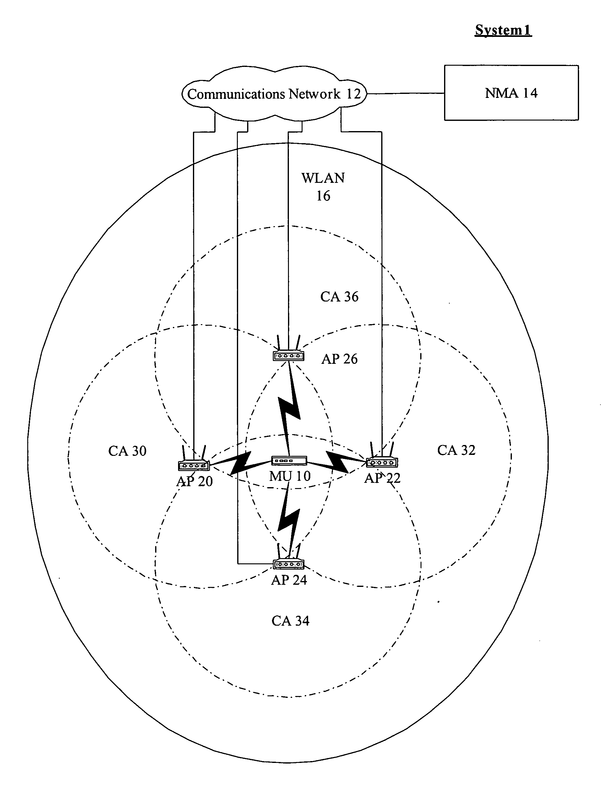 Method and system for determining existence of a predetermined wireless network coverage condition in a wireless network