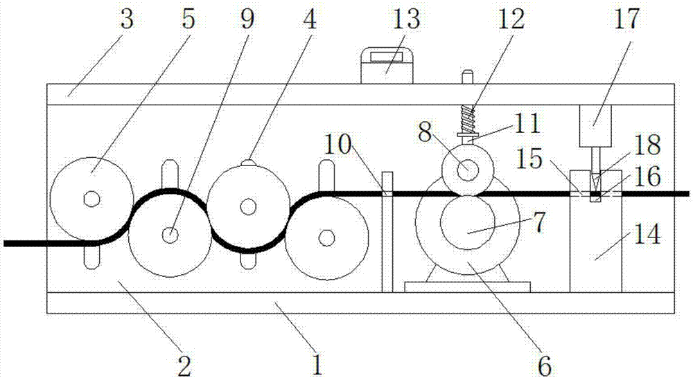 Cable pulling and cutting device