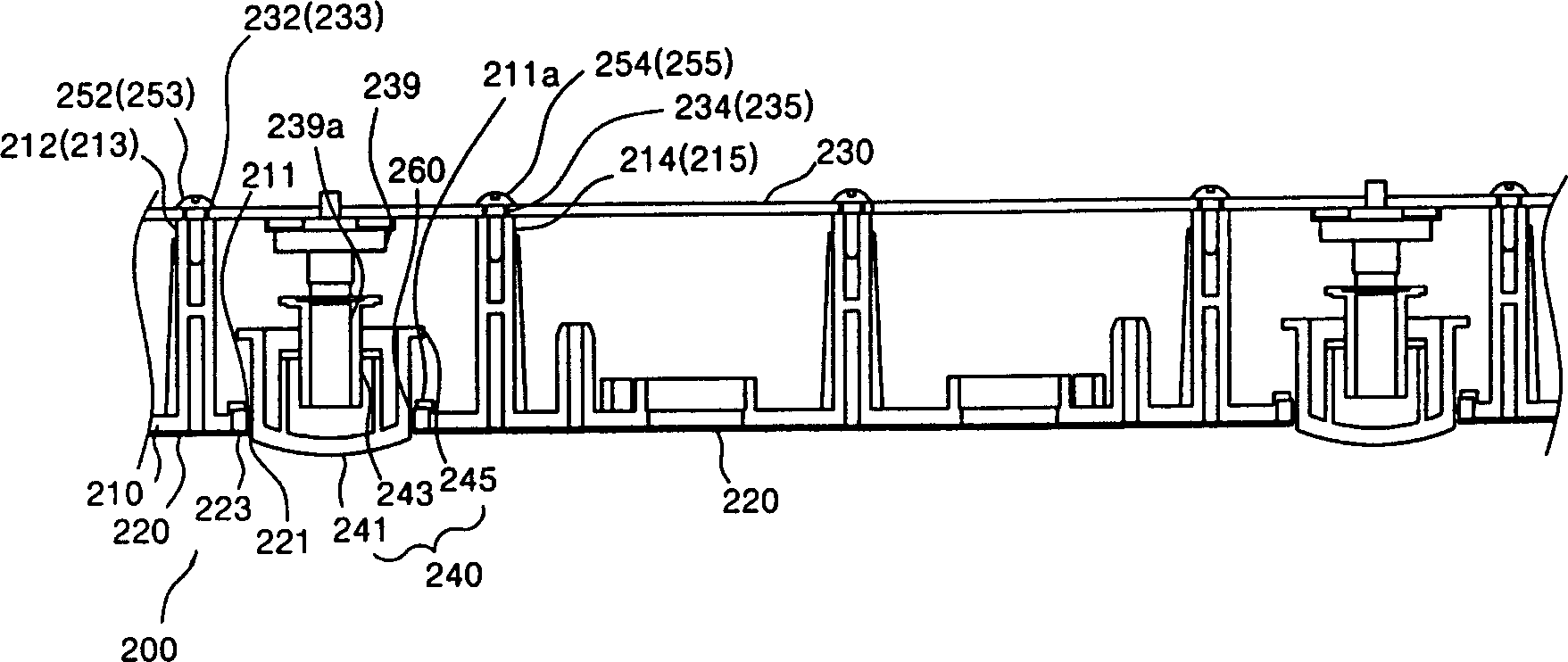 Control panel structure for microwave oven