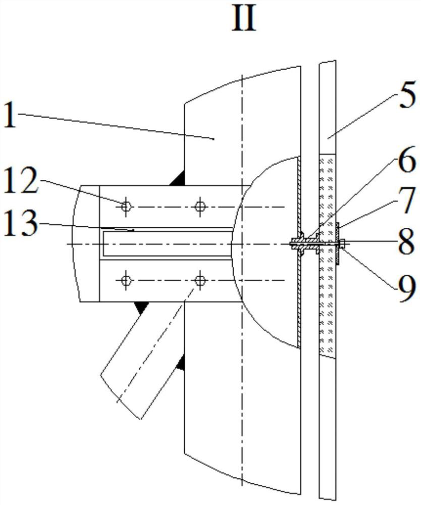 Steel truss structure transverse glass rib system curtain wall and construction method thereof