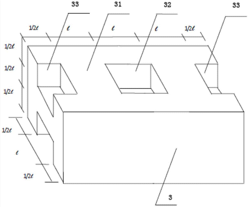 Fabricated building block, fabricated building block wall and construction method of wall