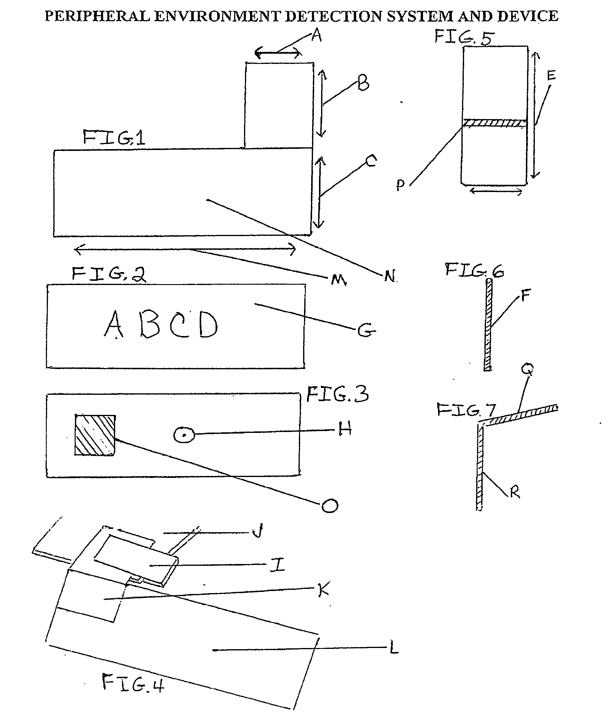 Peripheral environment detection system and device