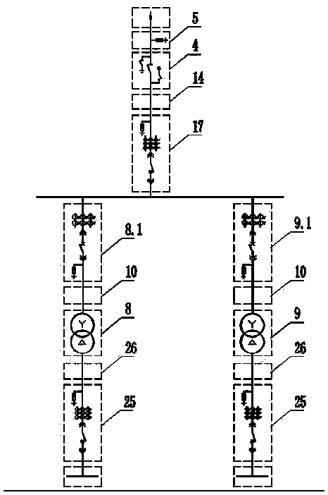 Arrangement method of outgoing line of hydropower station behind dam