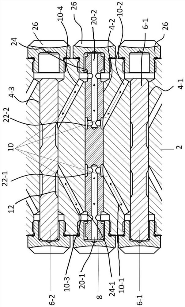 Progressive distributor for lubricant