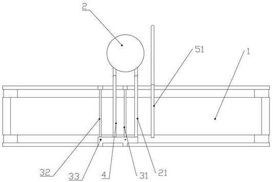 Foam cement insulation board film covering leveling device