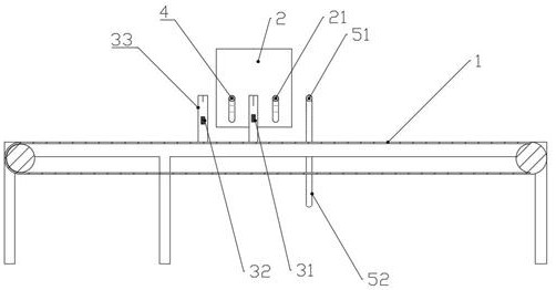 Foam cement insulation board film covering leveling device