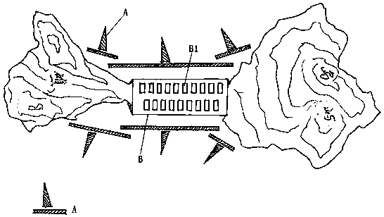 Wave dissipating device, offshore power generation platform and offshore power generation operation method