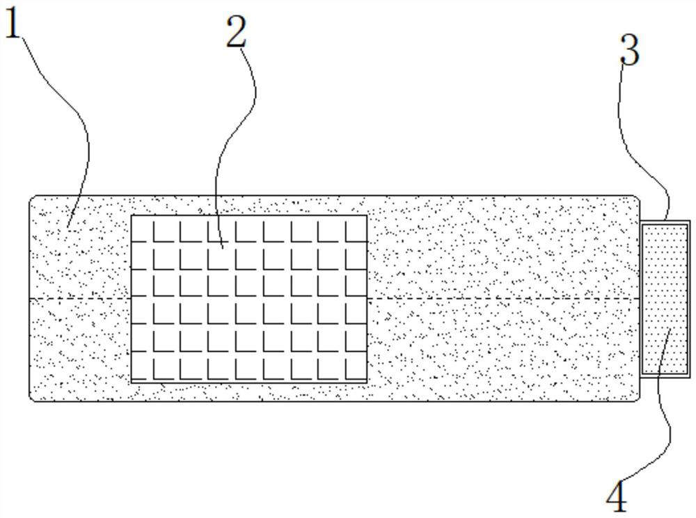 Special nursing pad for colonoscopy