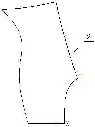 Pattern making method of western-style clothes collar