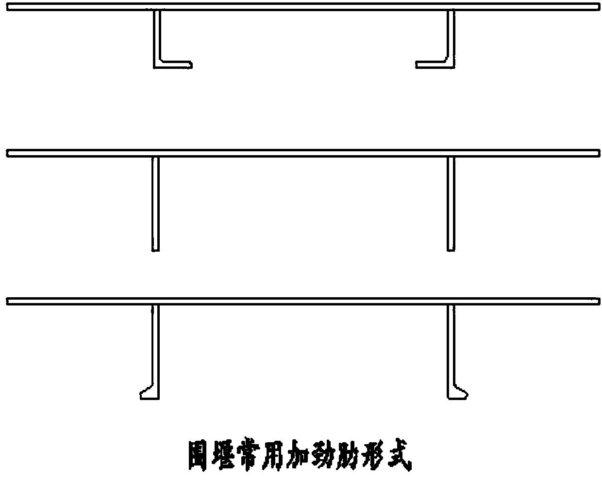 Parametrization design method for round double-wall steel cofferdam