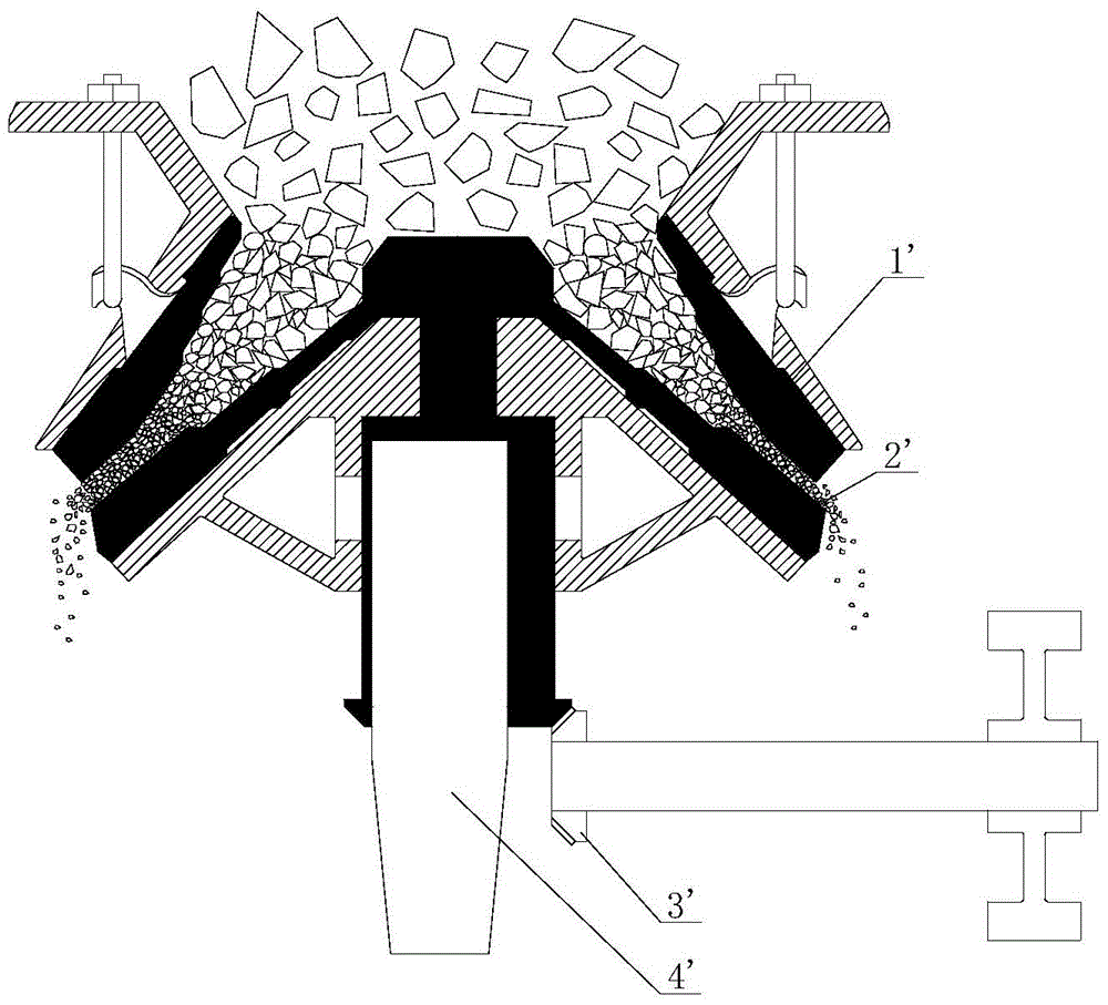 A rapid sequential solidification technology device for rolling high manganese steel wall castings