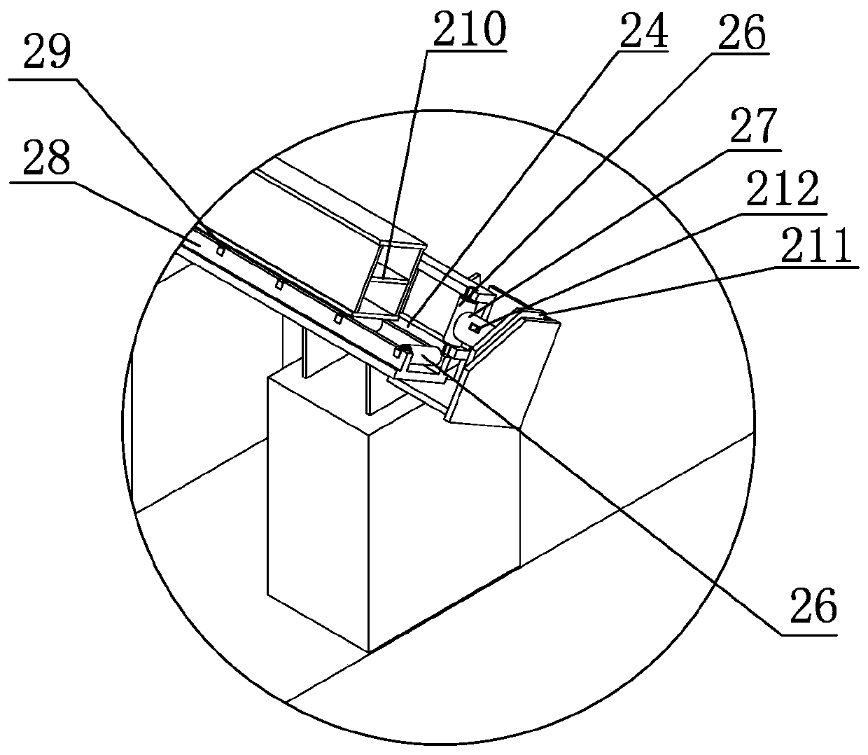 A multi-ring segment tunnel test unit synchronous transport system and method