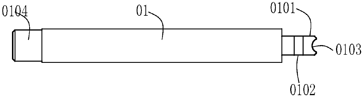 Inner ring stamping die taking-out device