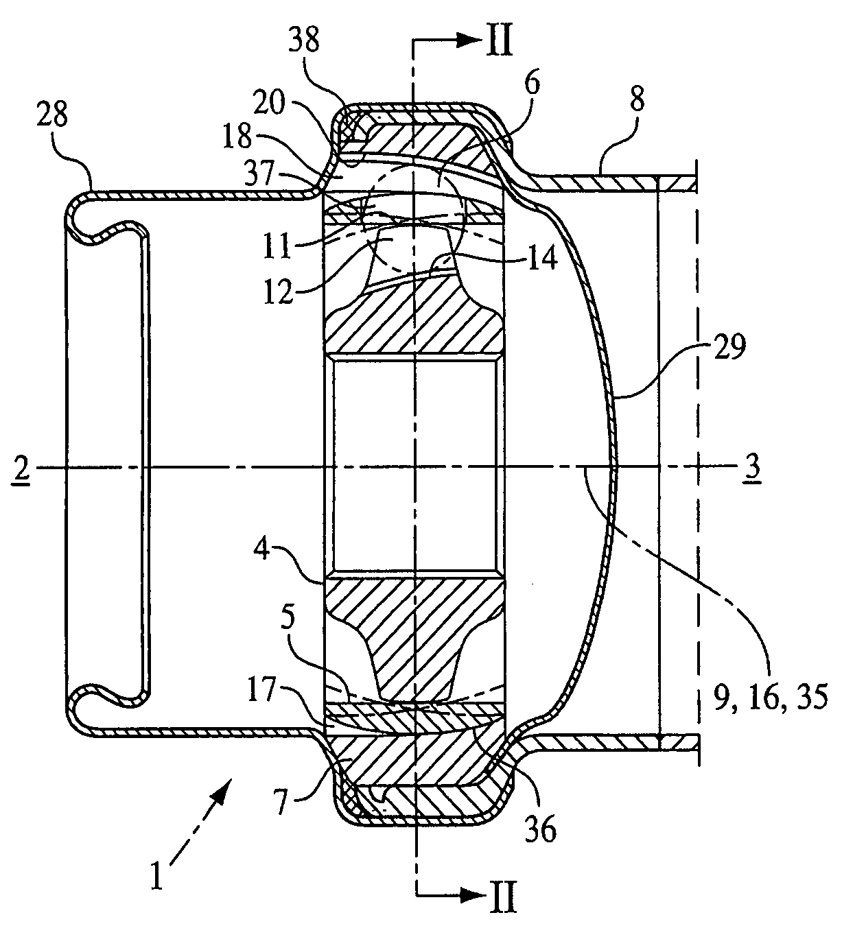 Opposed path joint