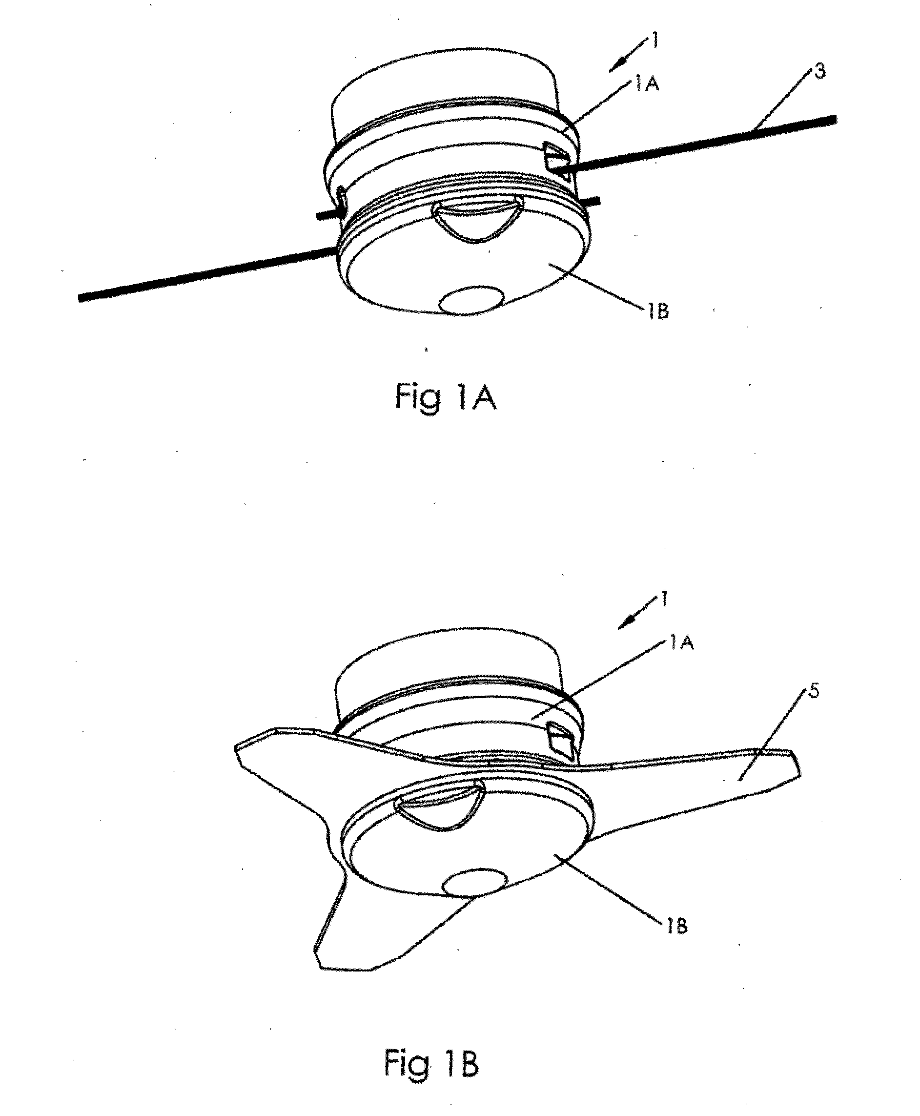 Multifunctional rotary cutting head for cutting devices, and portable devices comprising such a cutting head