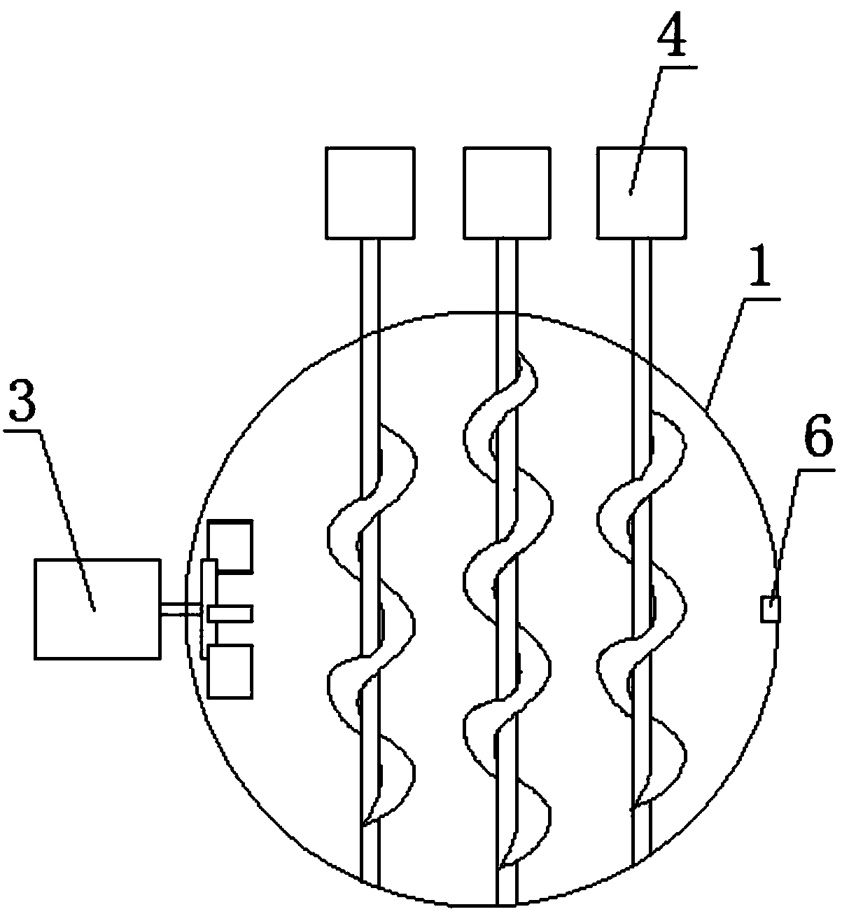 Ink-distributing device for printer