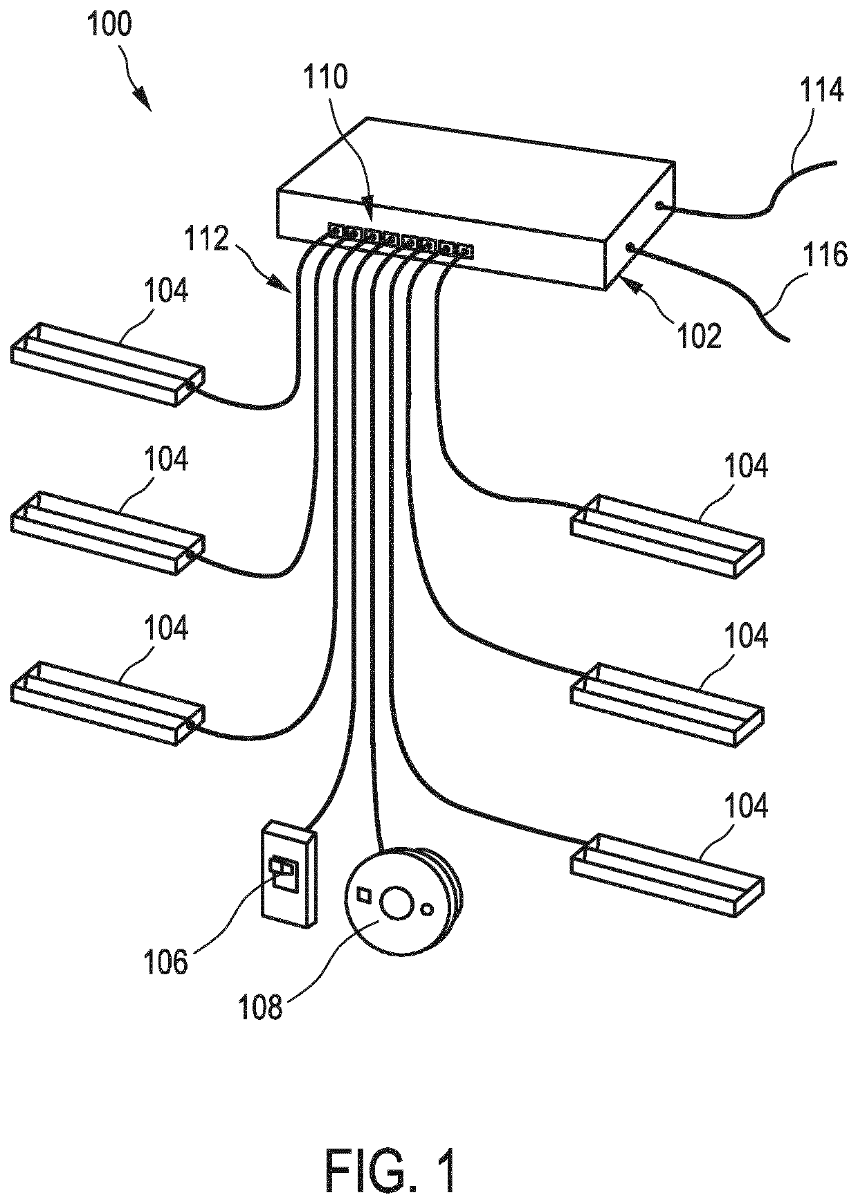 DC-powered device and electrical arrangement for monitoring unallowed operational data