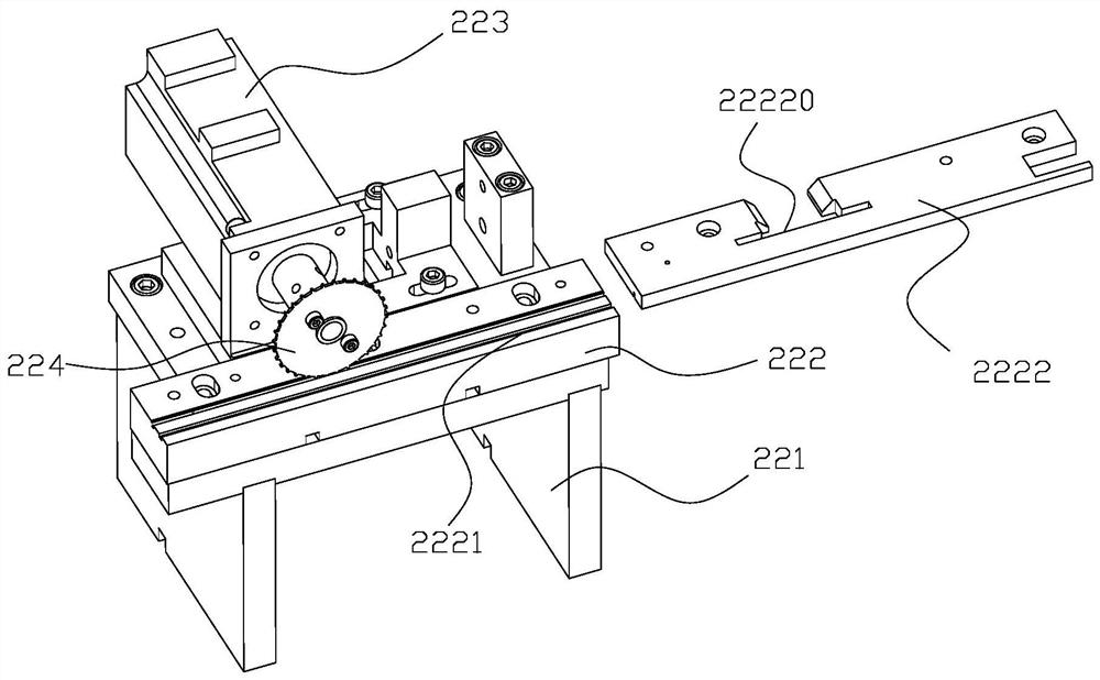 Pin header clamping and inserting mechanism and method for pin header connecting terminal production