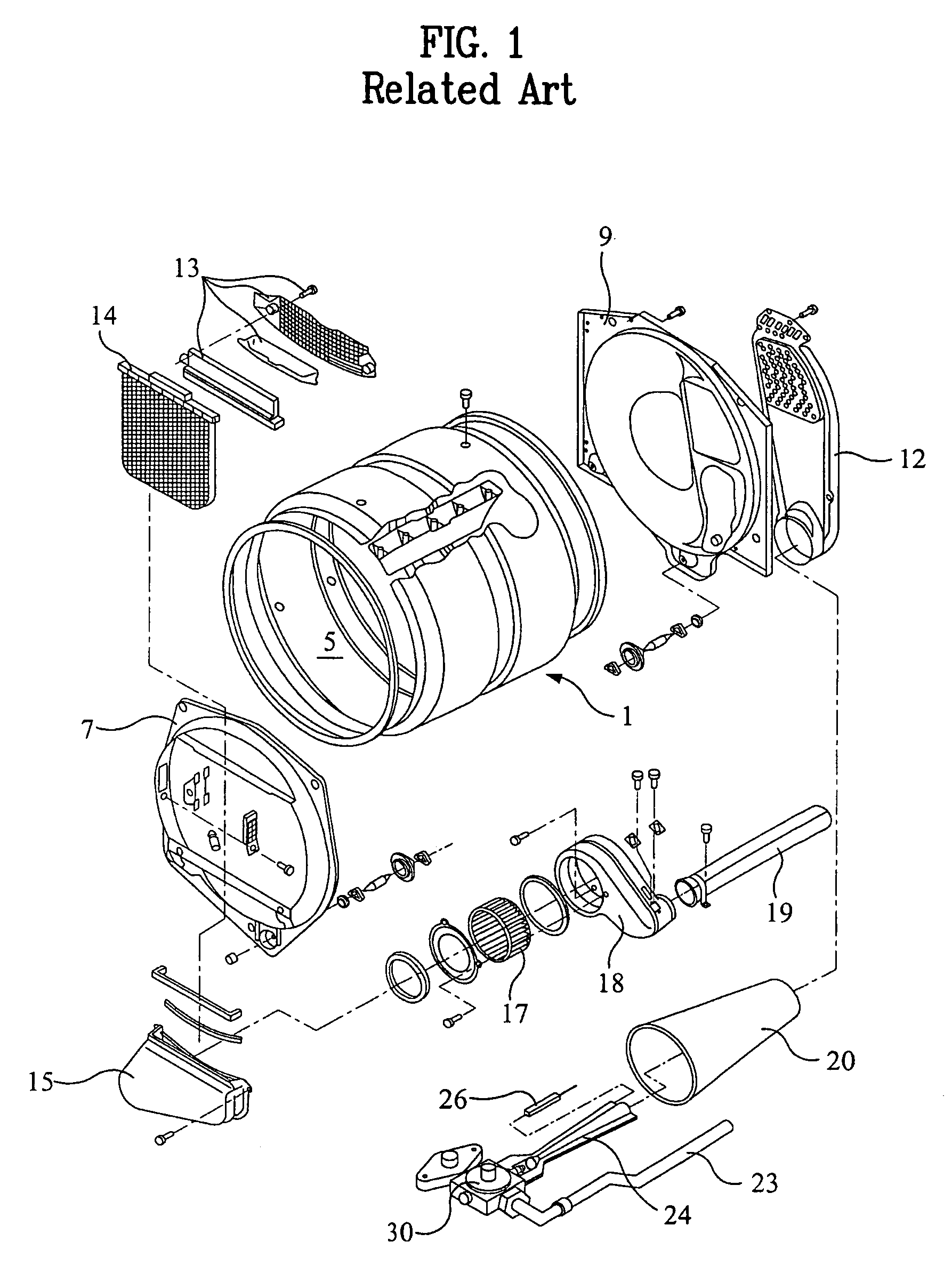 Laundry dryer having gas combustion apparatus