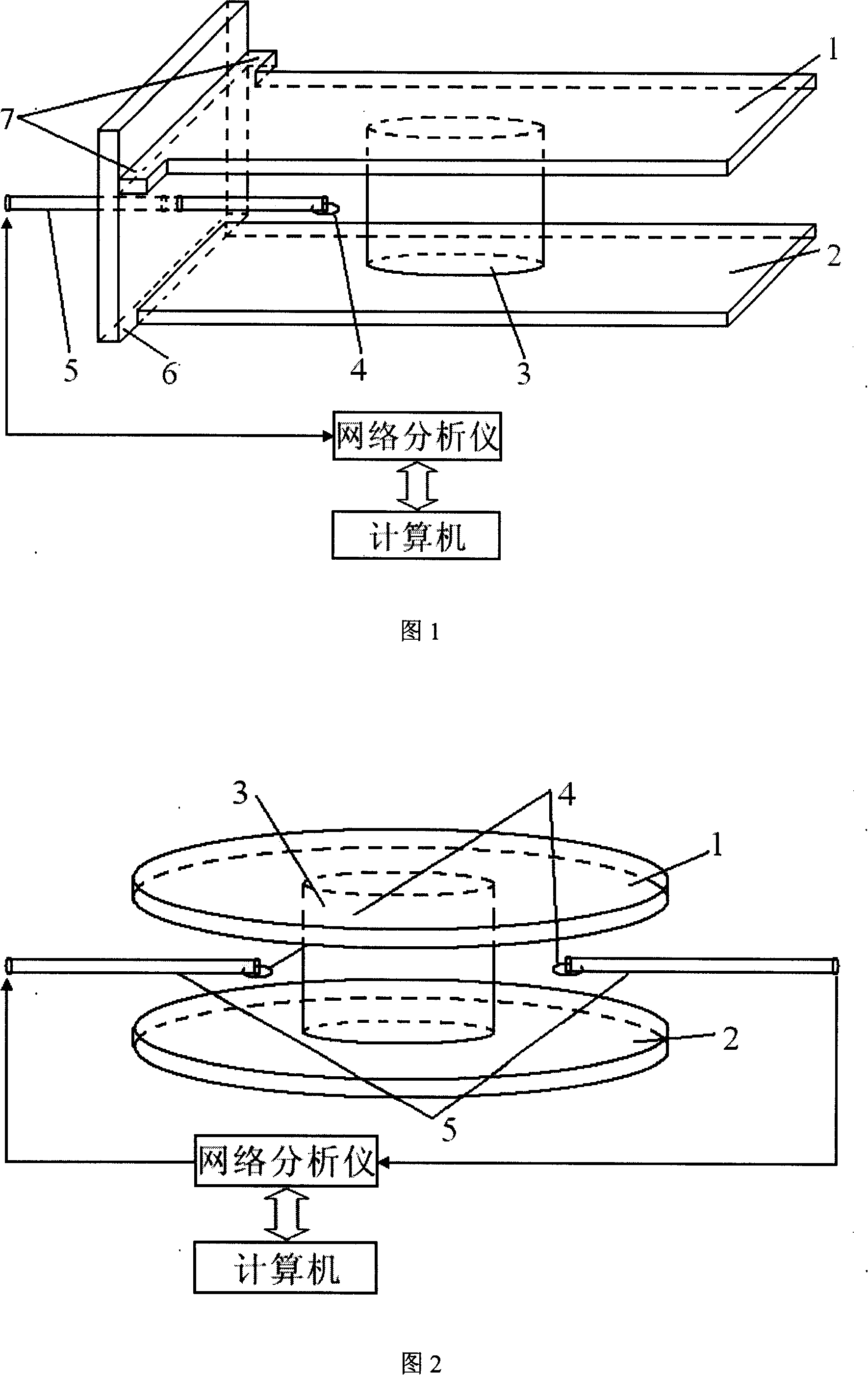 Complex dielectric constant measuring apparatus