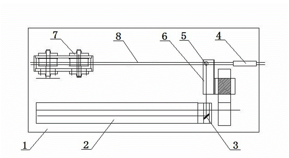 Trace heating band cutting machine