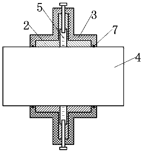 Rotating connection power supply bracket