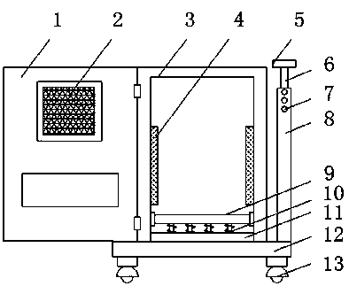Host box frame for computer