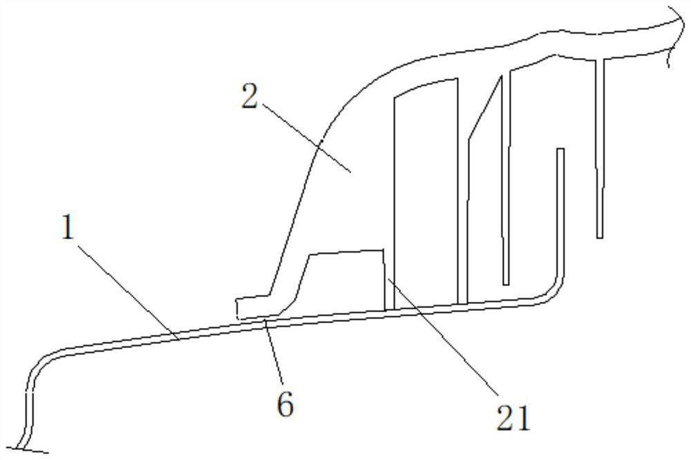 Vehicle welcome pedal structure and vehicle containing same