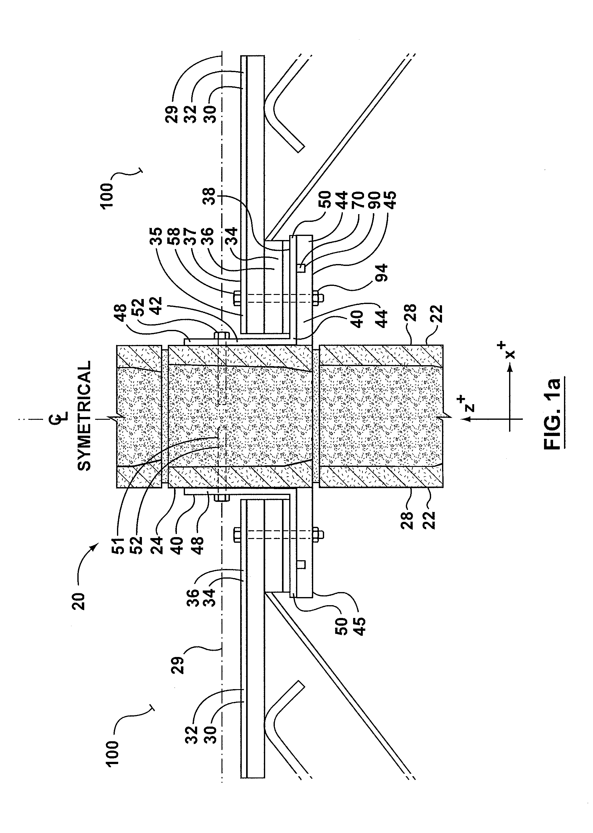 Self-releasing structural assembly