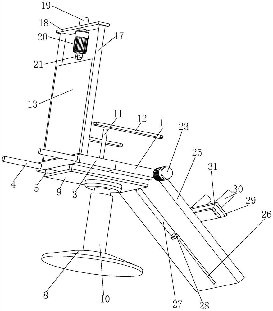 Waist training device for orthopedic rehabilitation and using method thereof