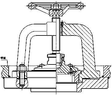 Self-closing non-return emergency valve for deck water draining