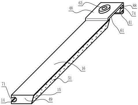 Vertical surface round slideway four-side adjustable styrene butadiene rubber pressure plate