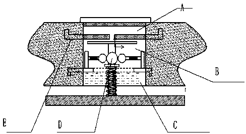 Quasi-zero-stiffness floating slab ballast bed system based on positive and negative stiffness parallel connection