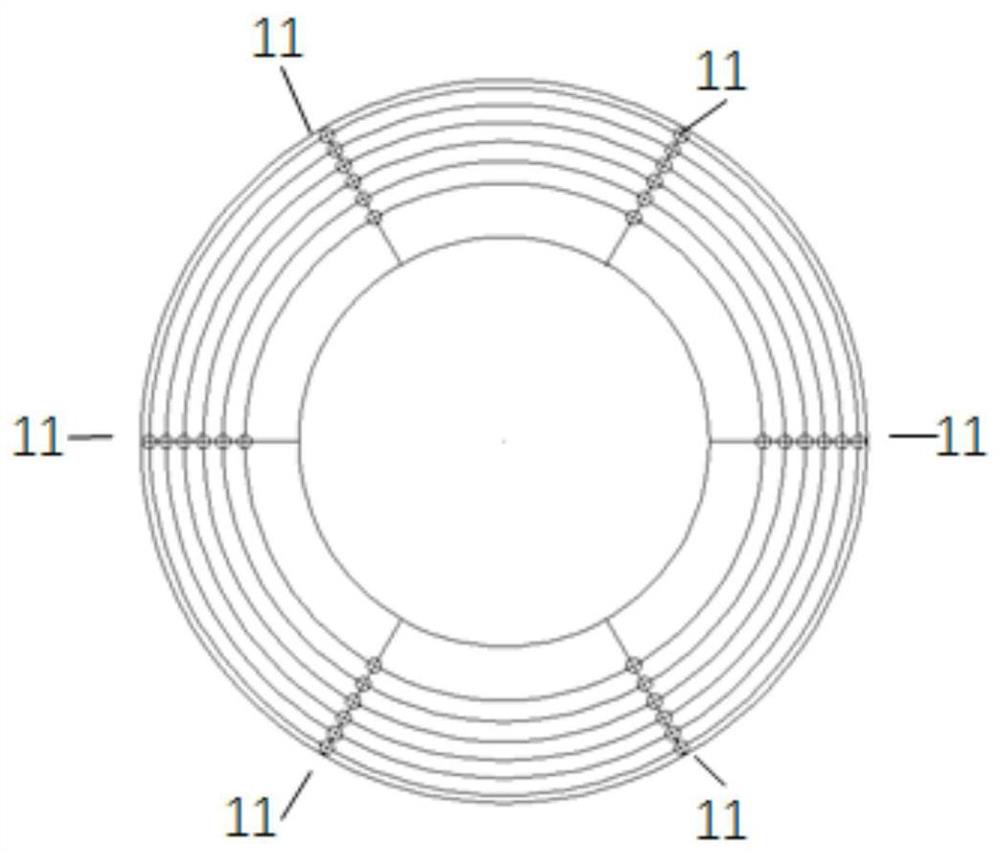 Digital twin test device and control method for gas turbine radial intake complex distortion